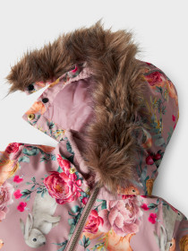 NAME IT Flyverdragt Snow10 Woodrose Flower Rabbit
